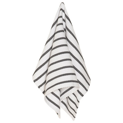 Basketweave Dish Towel - Black