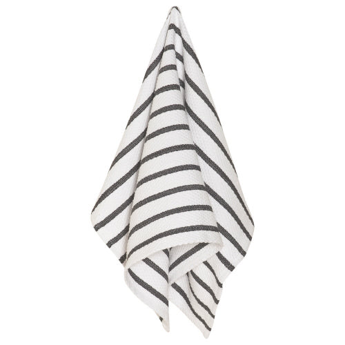 Basketweave Dish Towel - Black