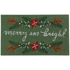 Now Designs Poinsettia  Door Mat