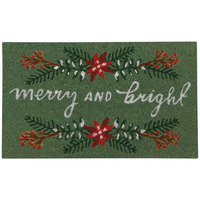 Now Designs Poinsettia  Door Mat