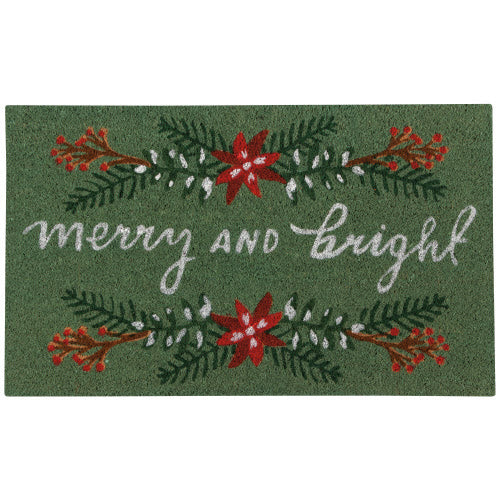 Now Designs Poinsettia  Door Mat