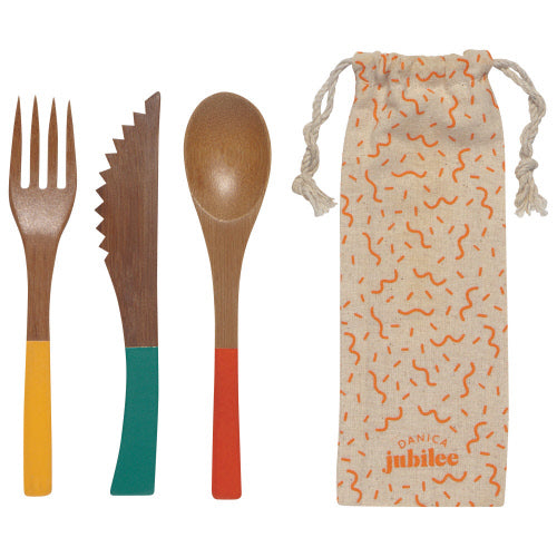 Now Designs Cheer Cutlery Set On The Go