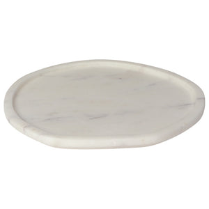 Now Designs White Marble Atlas Plate 6.5"