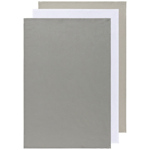 Solid Flour Sack Tea Towels - Set of 3