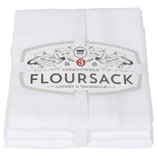 Now Designs 3pk Flour Sack Tea Towels